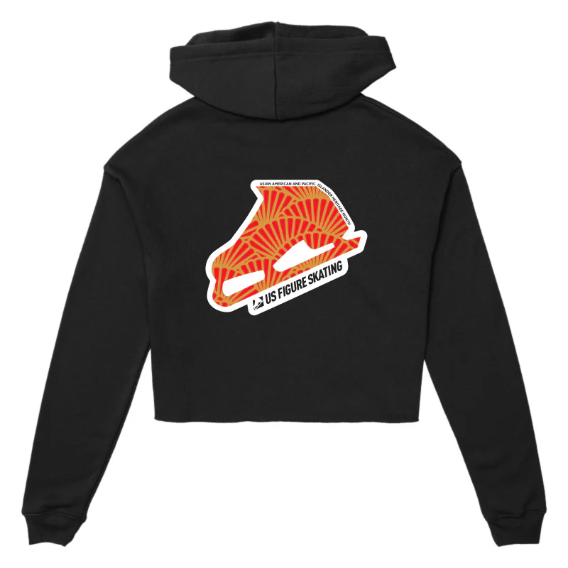 Asian Americans and Pacific Islanders Heritage Skate, Women's Cropped Fleece Hoodie - Image 4
